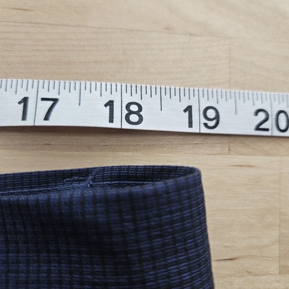 Banana Republic Mens Slim Fit 36x30 Blue Flat Front Dress Pants Stretch Checked - Picture 5 of 9